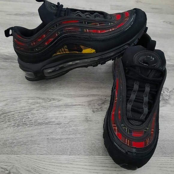 nike air max 97 plaid shoes